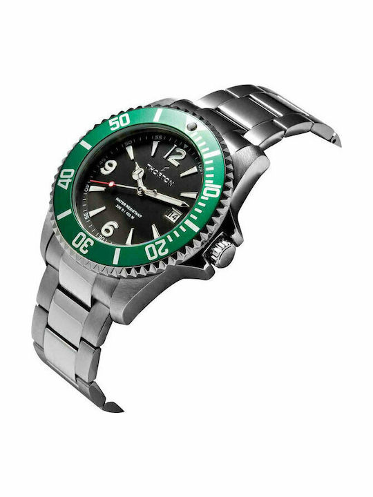Thorton Men's Watch 46mm Battery with Silver Metal Bracelet