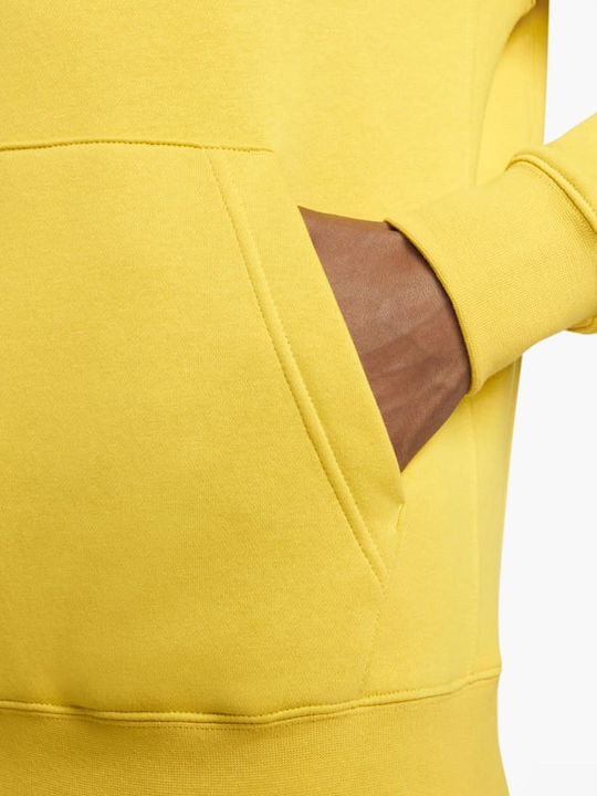 Club Sweatshirt Fleece mit Kapuze Gelb