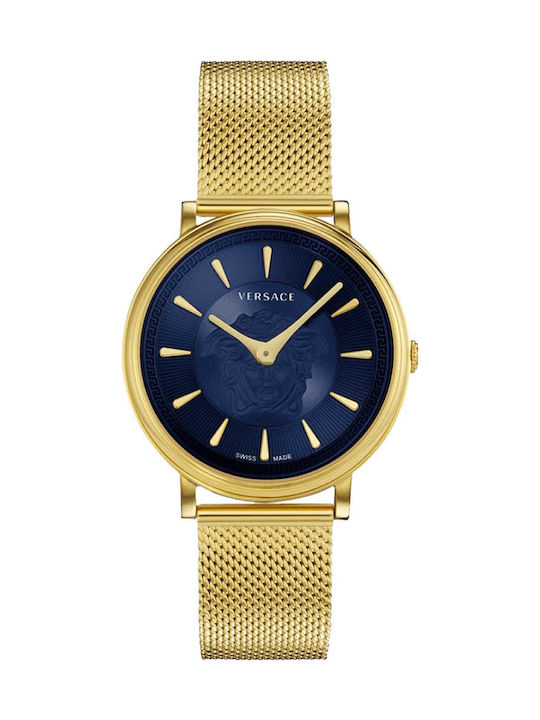 Versace V-circle Lady Uhr mit Batteriewerk