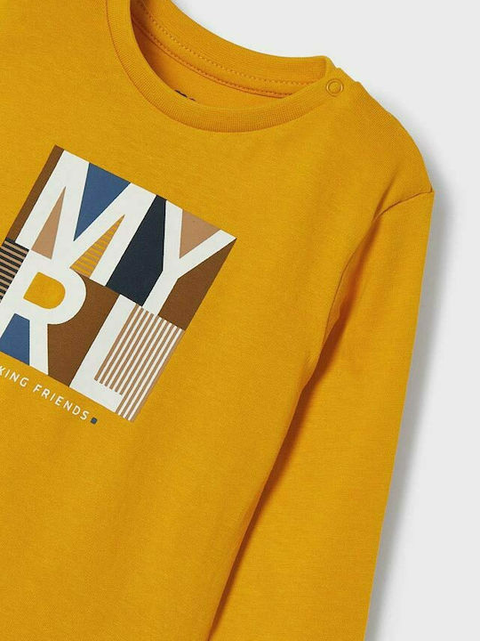 Mayoral Kids Blouse Long Sleeve Yellow