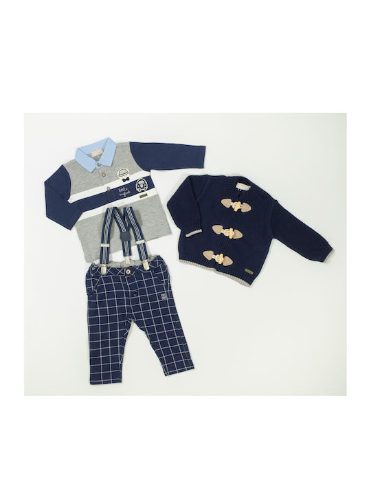 Chicco Kinderpolo Langarm Gray