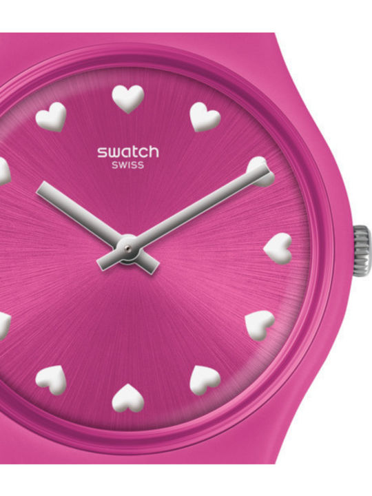 Swatch Swatch Women's Watch with Fuchsia Rubber Strap