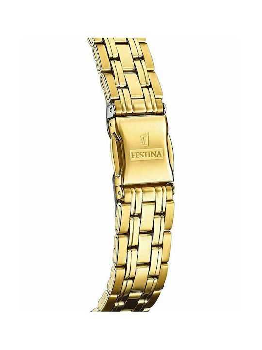 Festina Uhr mit Gold Metallarmband F20514/1