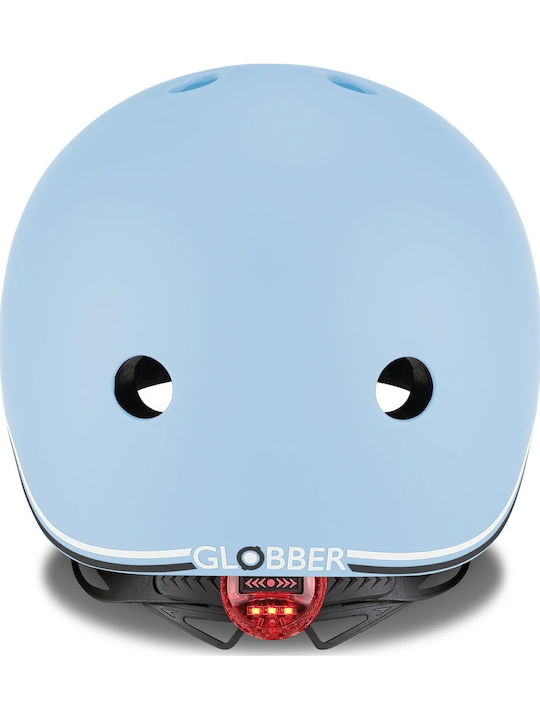 Globber Go Up Lights Kids' Helmet for City Bike Blue with LED Light