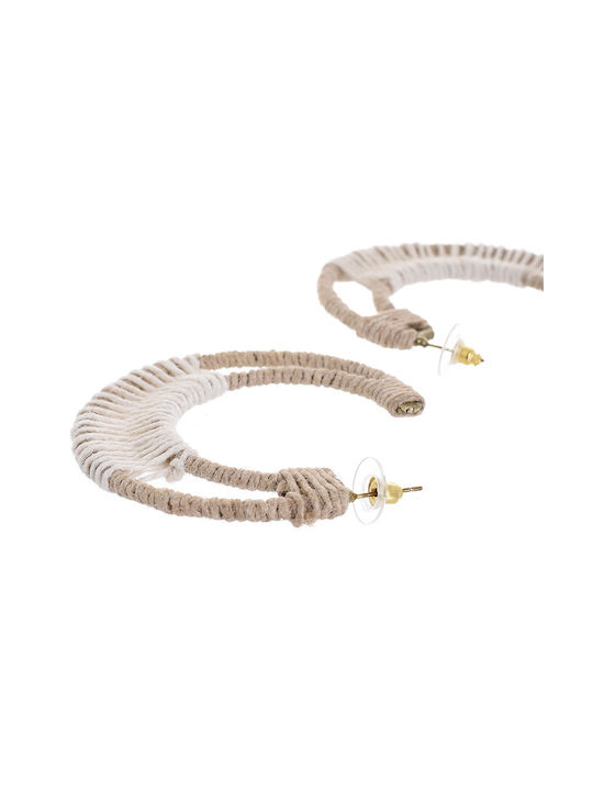 Ble Resort Collection Σκουλαρίκια Κρεμαστά Μπεζ Ble Resort Collection Σκουλαρίκια Κρεμαστά Μπεζ