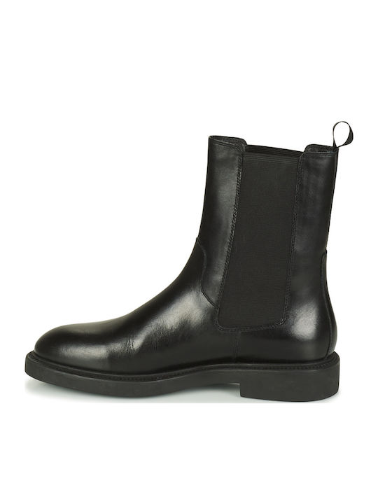 Leather Women's Chelsea Boots Black