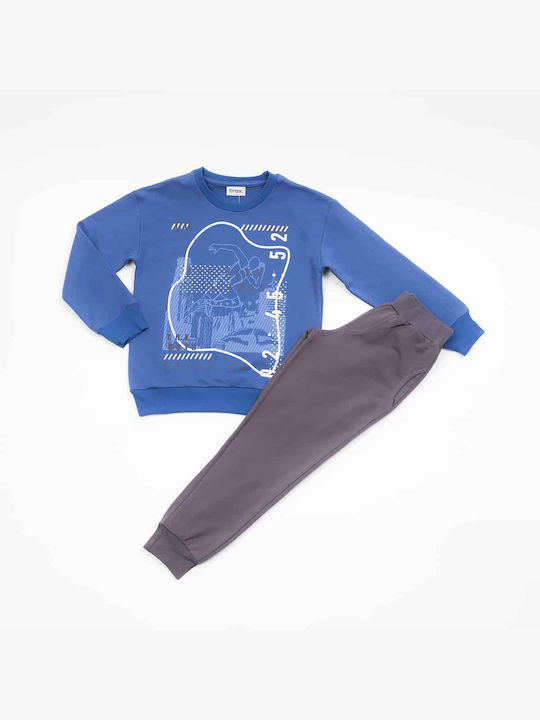 Trax Kids Sweatpants Set Blue 2pcs