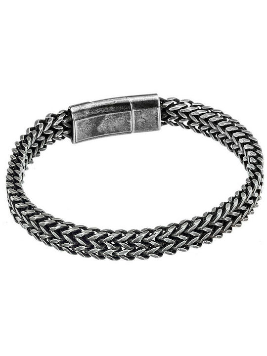 Senza Armband Kette aus Stahl Vergoldet