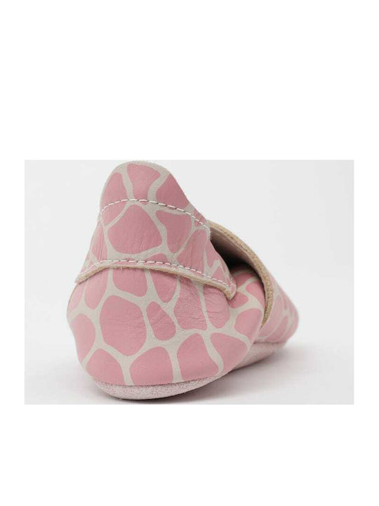 Bobux Weiche Babyschuhe Rosa Giraffe