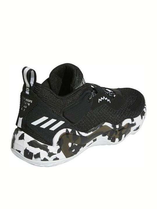 D.O.N. Issue #3 Χαμηλά Μπασκετικά Παπούτσια Core Black / Cloud White