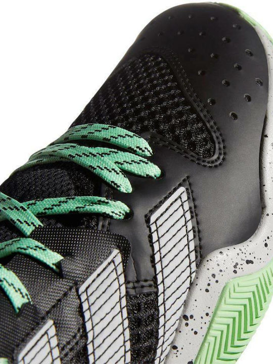 Harden Stepback Χαμηλά Μπασκετικά Παπούτσια Core Black / Grey Two / Glory Mint