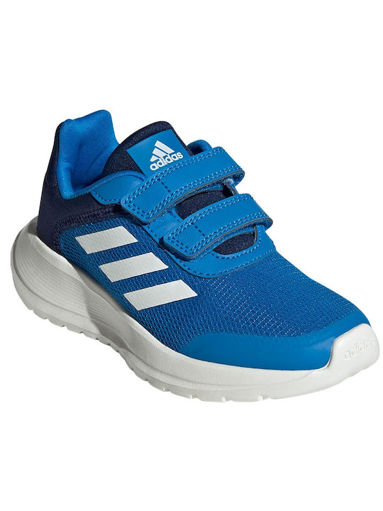 Adidas Αθλητικά Παιδικά Παπούτσια Running Tensaur Run 2.0 CF K με Σκρατς Blue Rush / Core White / Dark Blue