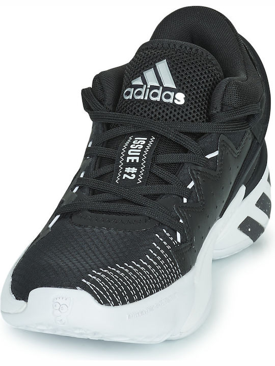 D.O.N. Issue #2 Χαμηλά Μπασκετικά Παπούτσια Core Black / Cloud White / Sky Tint