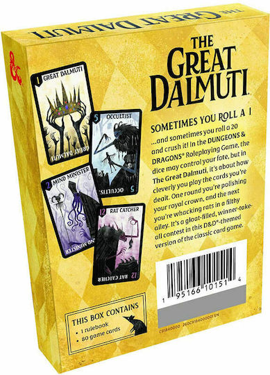 Board Game The Great Dalmuti for 4-8 Players 8+ Years Old (EN) Dungeons & Dragons