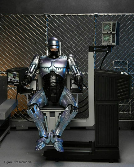 Neca RoboCop RoboCop Повредена В Битка (Със Стол) Фигура За Действие Висока 18 См В Мащаб 1:10
