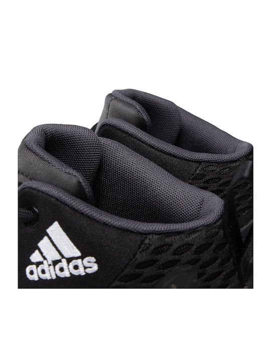 Exhibit A Mid High Basketball Shoes Core Black / Silver Metallic / Team Dark Grey