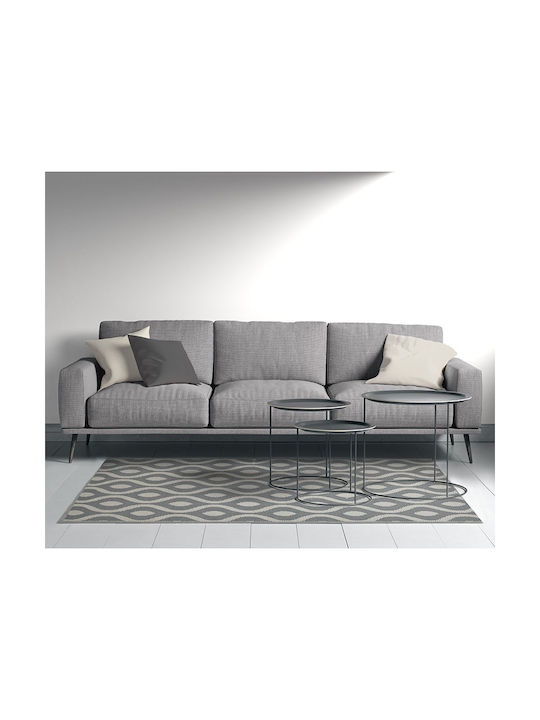 Click Rug Rectangular Grey