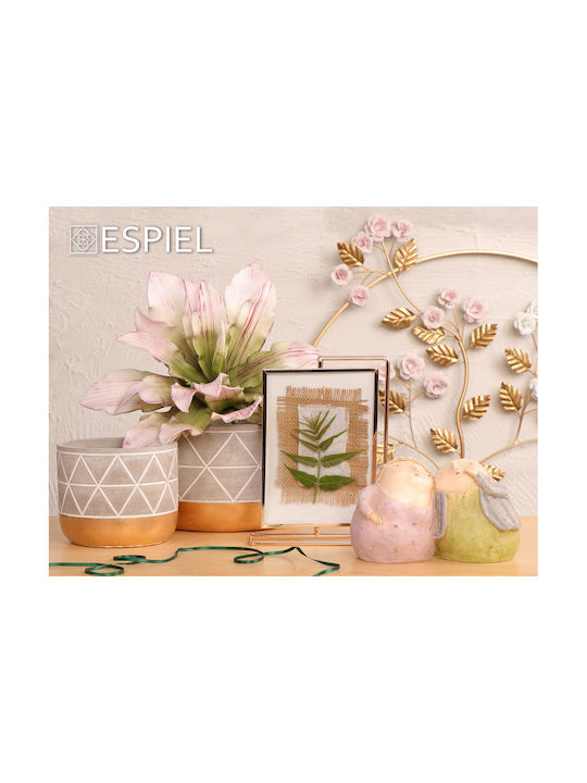 Espiel Photo Frame Metallic 10x15cm Χρυσή 1pcs