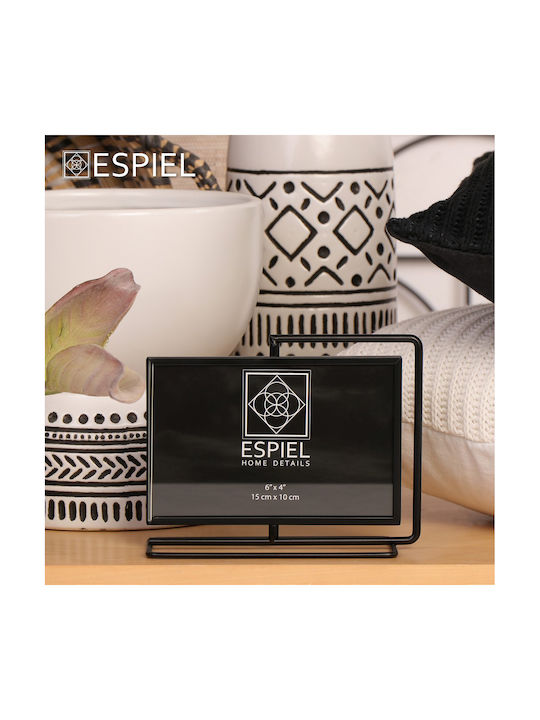 Espiel Metallic Black Photo Frame 24 Pieces