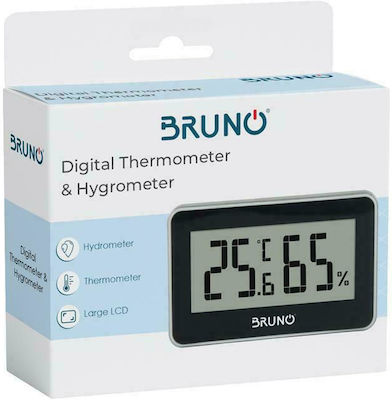 Bruno Indoor Thermometer & Hygrometer Wall Mounted