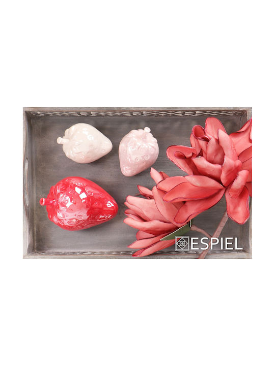 Espiel Căpșună din Ceramică Roz 9.5x7.7cm 1buc