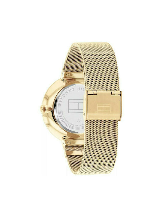 Tommy Hilfiger Lidia Watch Chronograph with Gold Metal Bracelet