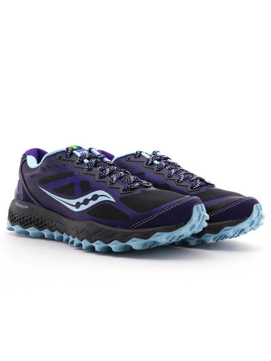 Saucony Peregrine 6 Ice+ Damen Sportschuhe Laufen Blau