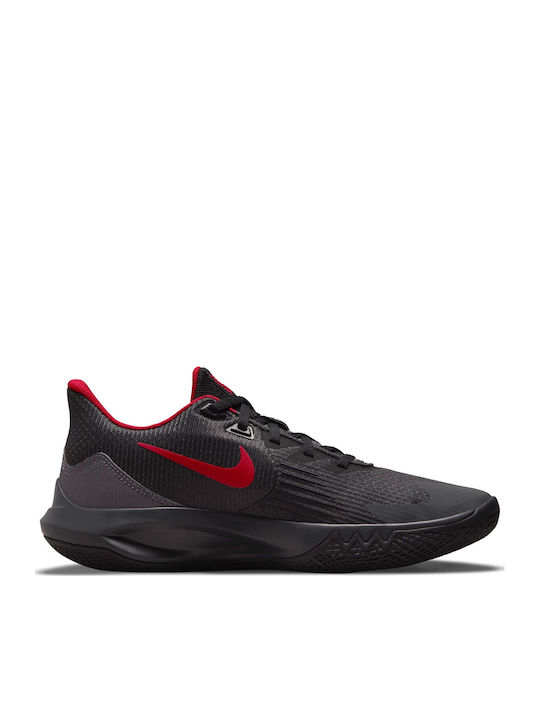 Precision 5 Low Basketball Shoes Anthracite / Mtlc Dark Grey / Gym Red / Black