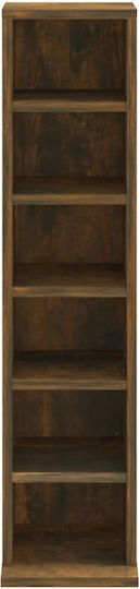 vidaXL Floor Standing Case Smoked Oak 21x20x88cm