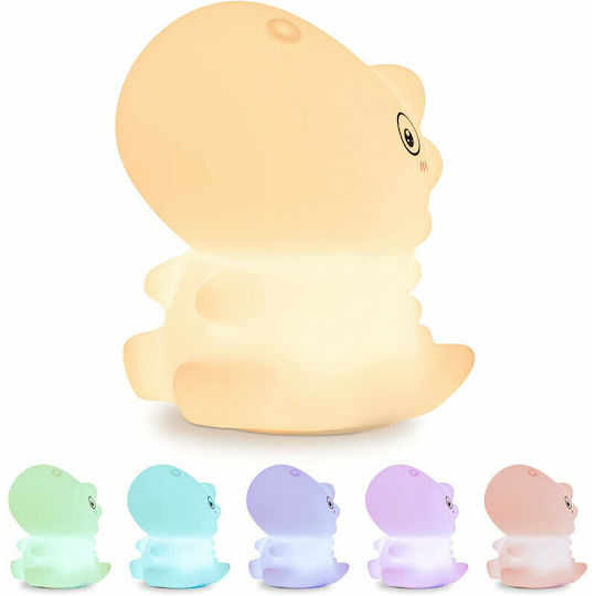 Navaris Lumini LED Lampă decorativă pentru copii Atingere Sitting Dino Alb Navaris Lumini LED Lampă decorativă pentru copii Atingere Sitting Dino Alb