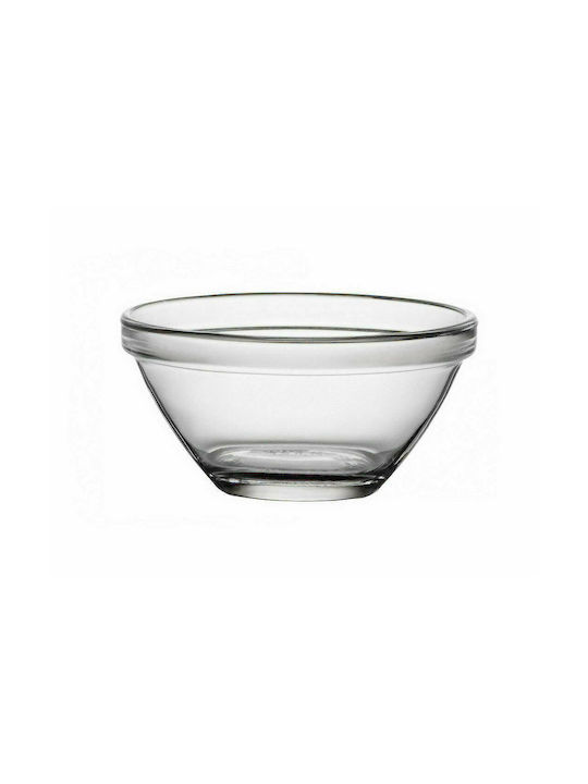 Bormioli Rocco Pompei Servierschüssel Rund Glas Transparent mit Durchmesser 7cm