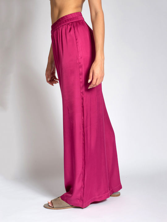 Femei Din material textil Pantaloni cu elastic Fuchsia