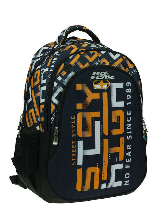 No Fear Stay High School Bag Backpack Elementary, Elementary in Black color