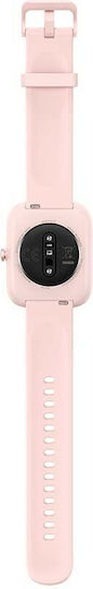 Amazfit Bip 3 Pro 45mm Wasserdicht Smartwatch mit Pulsmesser (Pink)