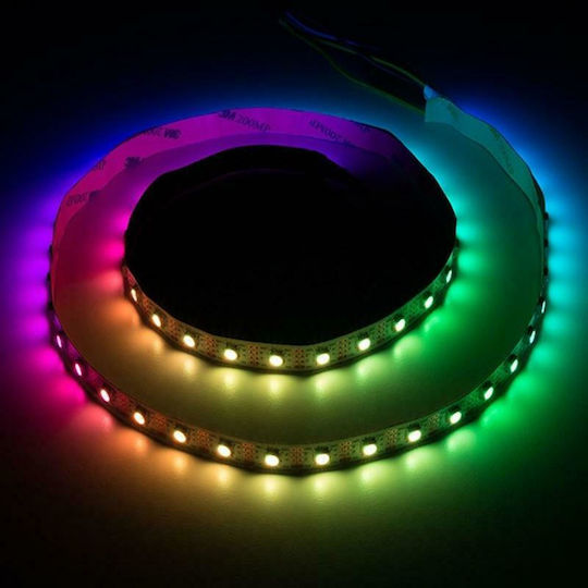GlobalExpress Waterproof LED Strip 12V RGB Light 5m Type SMD5050 with Power Supply & Remote Control