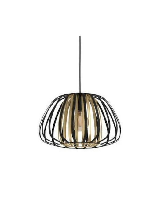 Eglo Encinitos Pendant Light Single-Light for Socket E27 Black