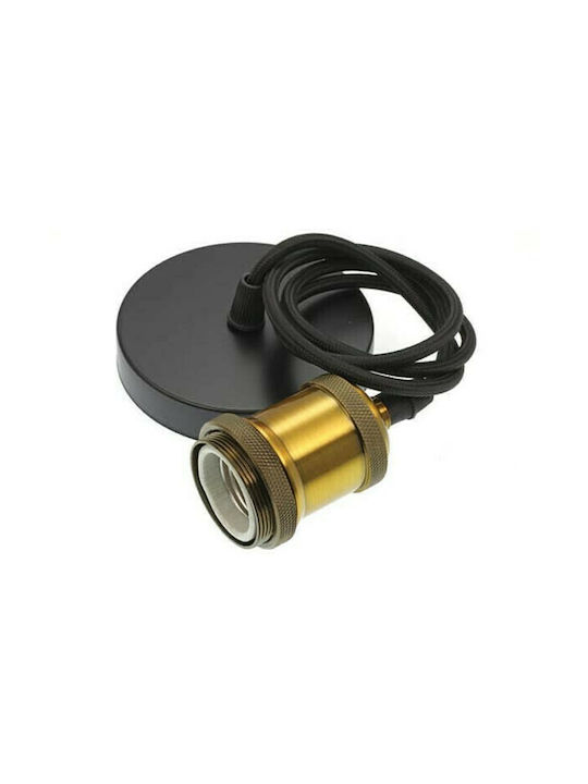 Vito Pendant Light Black with Socket E27