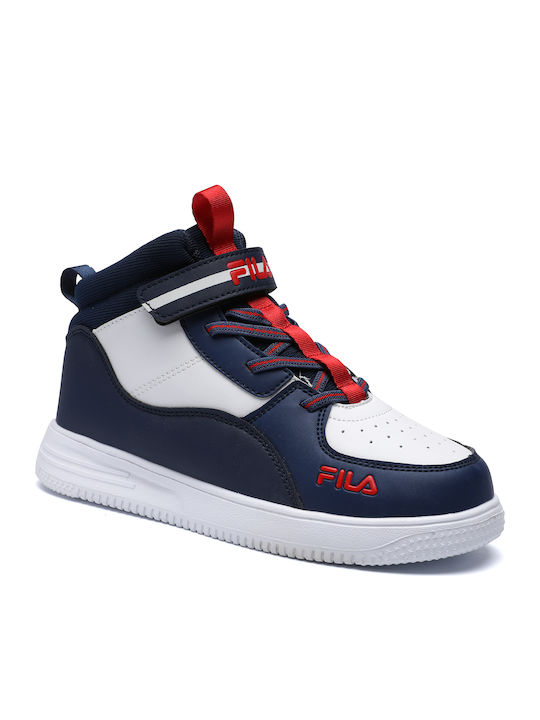 Memory Ayo Παιδικά Sneakers High με Σκρατς Μπλε