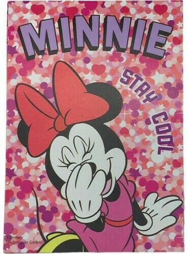 Gim Minnie Kids Stationery Set with Pencil, Sharpener, Eraser, Notepad and Ruler 5pcs