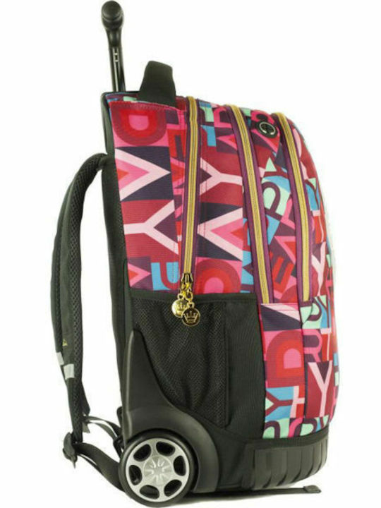 Back Me Up School Bag Trolley Elementary, Elementary in Pink color