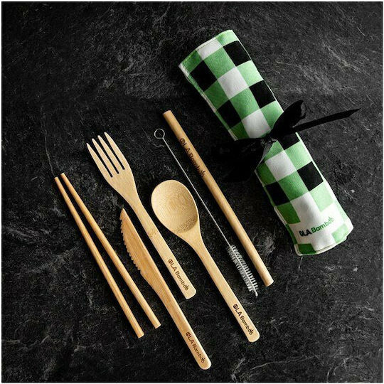 Ola Bamboo Σετ Μαχαιροπίρουνα 5τμχ
