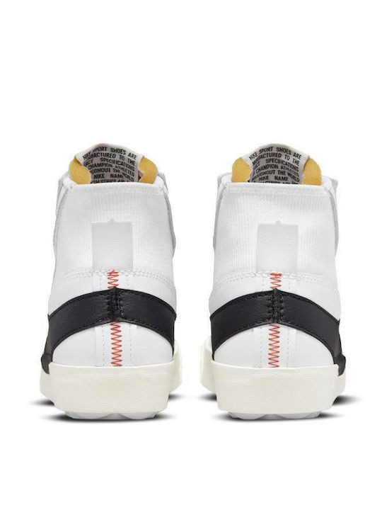 Blazer Mid '77 Jumbo Мъжки Флатформи Маратонки White / Black / Sail