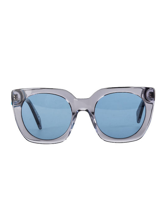 Just Cavalli Sonnenbrillen mit Transparent Rahmen und Hellblau Linse JC753S 20V