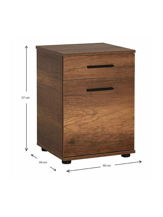 Комод Trendline Дървен Кафяв 40x39x57см