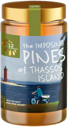 12 Stremmata Miere de pin The Imposing Pines of Thassos Island 400gr 1buc