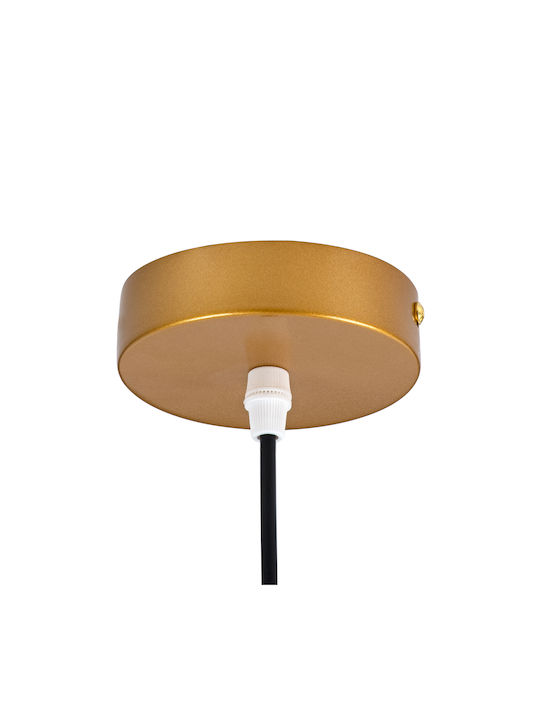GloboStar Hamburg Pendant Light Gold Ball with Socket E14, E.14 25x20x50cm