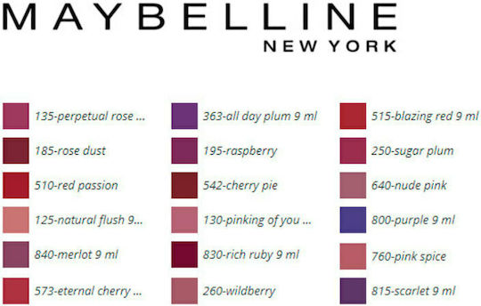 Maybelline Superstay 24 Hour Lip Colour Long Lasting Lichid Ruj Sheer 760 Pink Spice 10gr