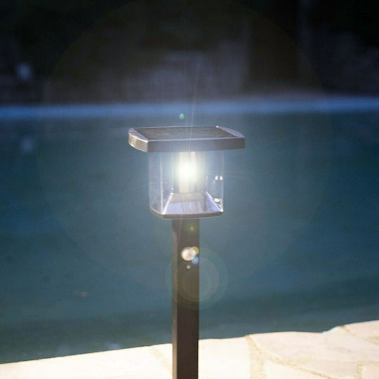 Xanlite Solar Floor Light 600lm Natural White 4000K with Motion Sensor IP44 17x17x50cm