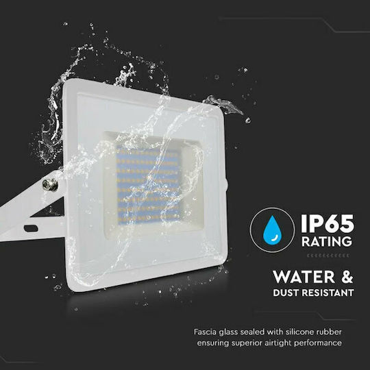 V-TAC Rezistent la apă Proiector LED 100W Alb Natural 4000K IP65
