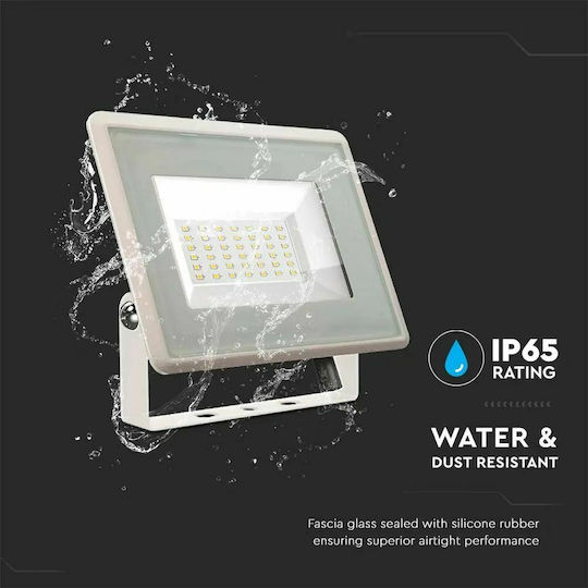 V-TAC F-class Στεγανός Προβολέας LED 30W Ψυχρό Λευκό 6500K IP65